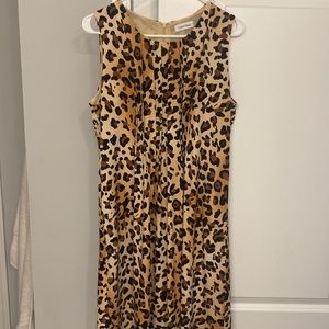 Calvin Klein mini dress size XL. Animal print cheetah